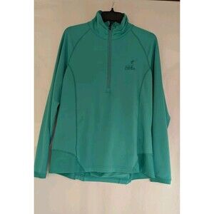 Peter Millar Sanctuary Sweater Women XL Golf Course Element Wickung 50+UPF Green